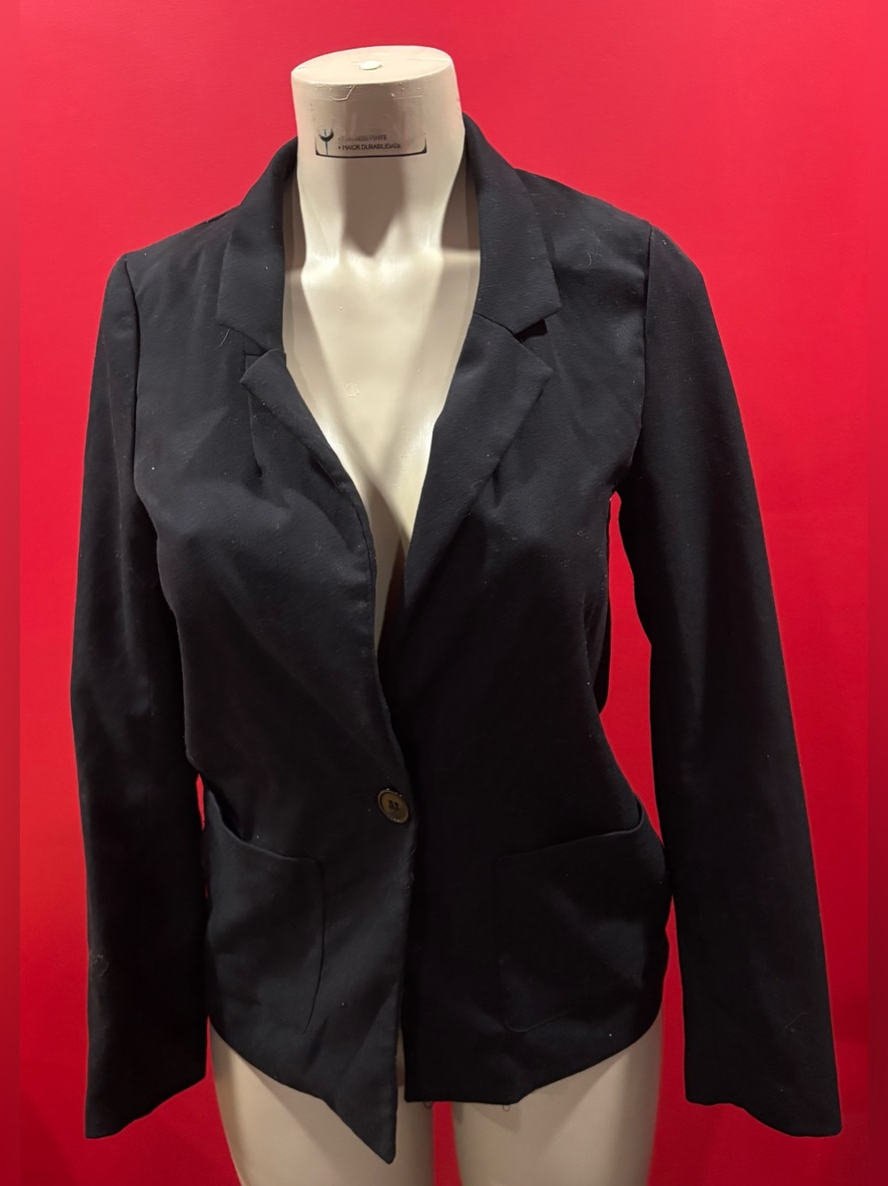 Divided Black Single-Button Blazer Jacket